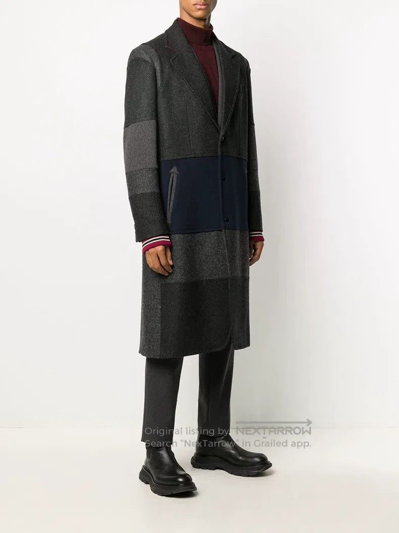 Valentino Valentino Single-breasted color-blocked striped coat Size US S / EU 44-46 / 1 - 3 Thumbnail
