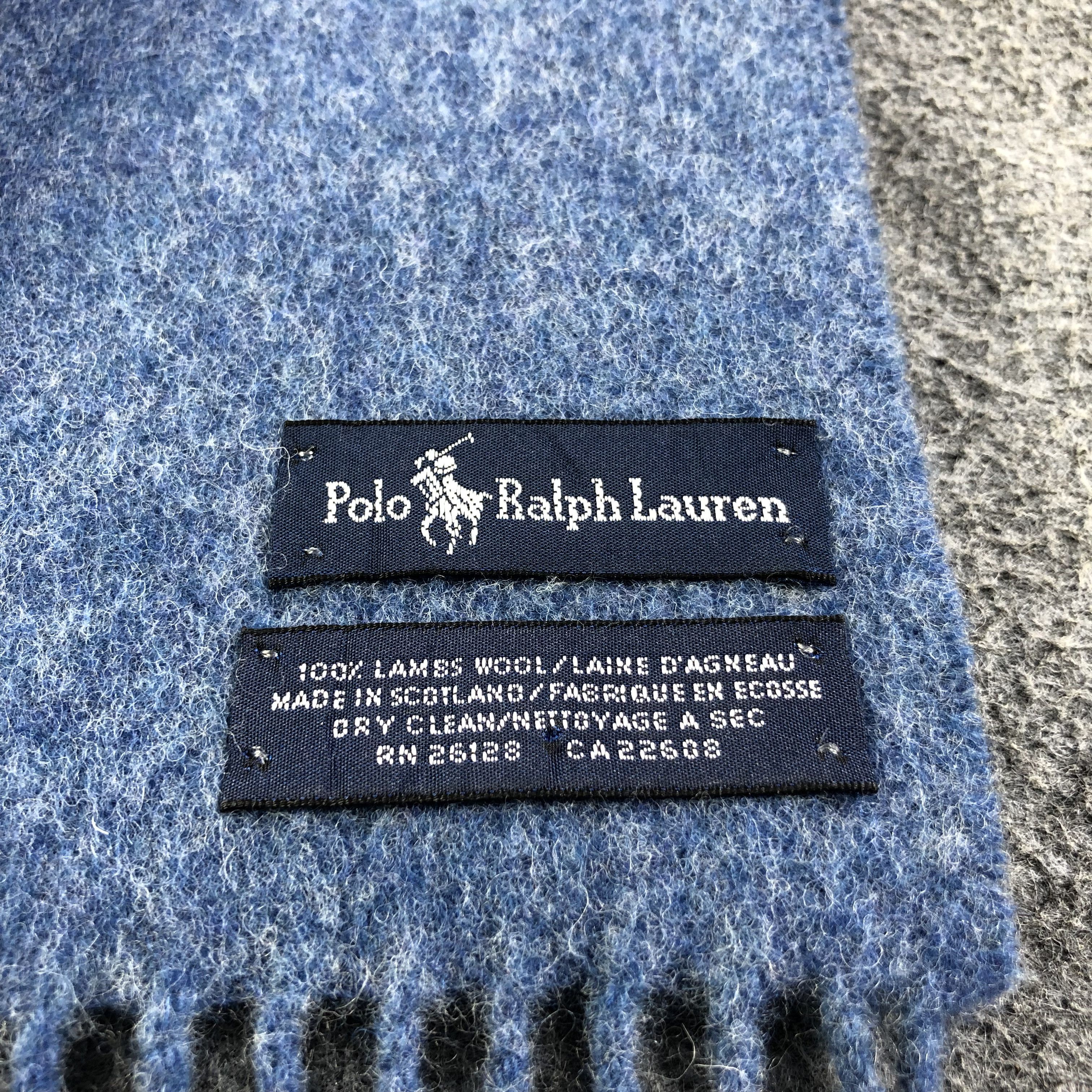 Polo Ralph Lauren Polo Ralph Lauren Wool Scarf Muffler V1065 Size ONE SIZE - 5 Thumbnail