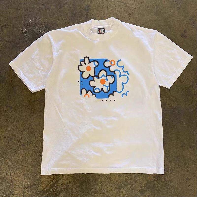 Japanese Brand × Vintage Floral print casual retro cotton t-shirt Size US L / EU 52-54 / 3 - 1 Thumbnail