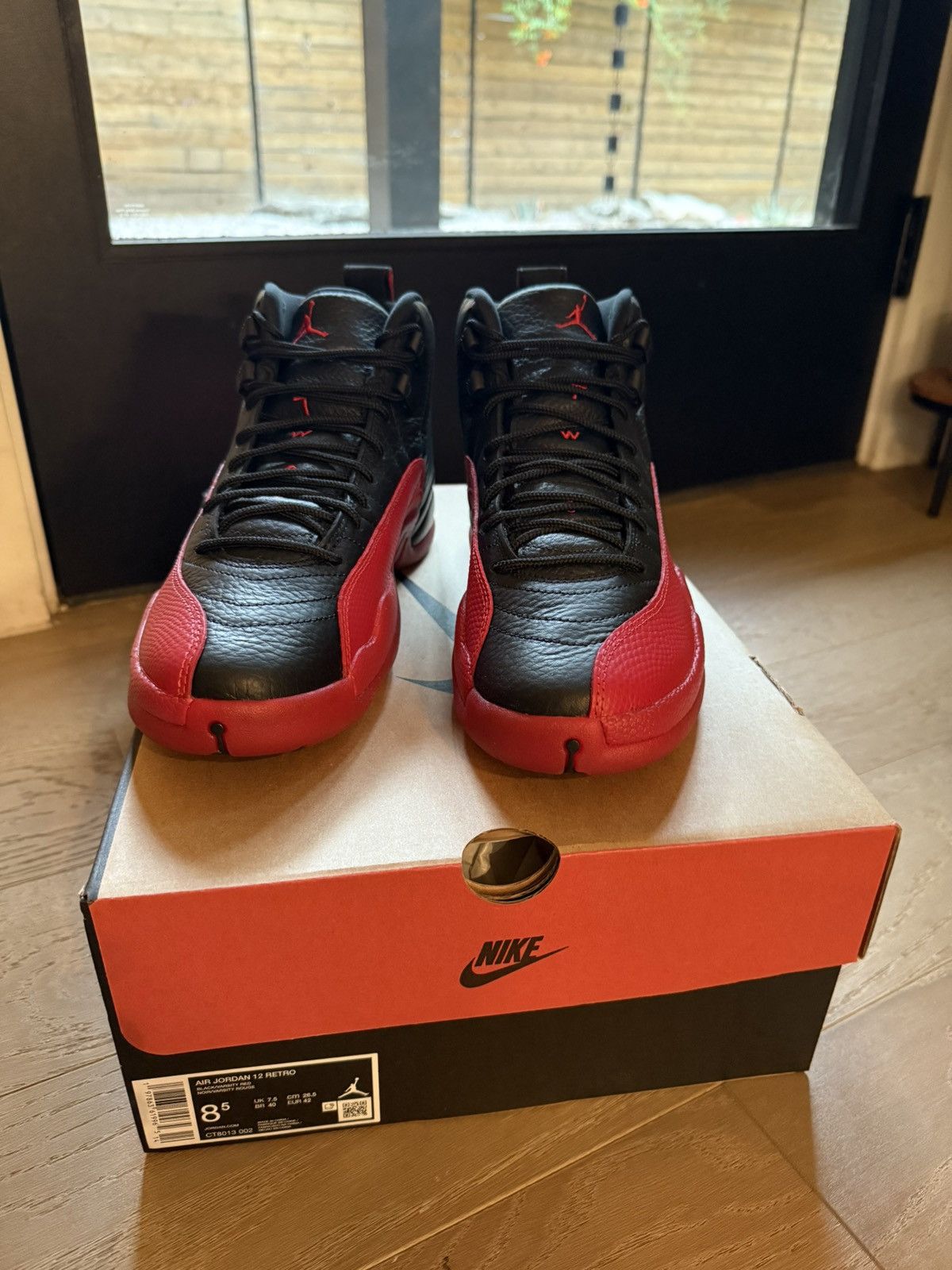 Jordan Brand Nike Air Jordan Size 8.5 Retro 12 FLU GAME Bred 2025 Size US 8.5 / EU 41-42 - 1 Thumbnail