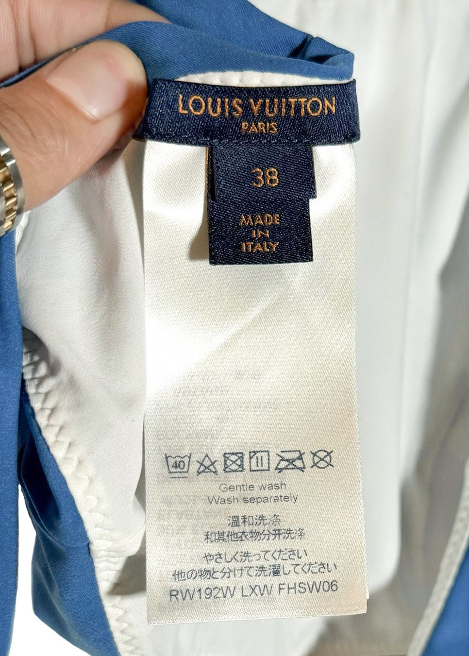 Louis Vuitton Louis Vuitton Blue Swimwear Halter Top Size M / US 6-8 / IT 42-44 - 7 Thumbnail