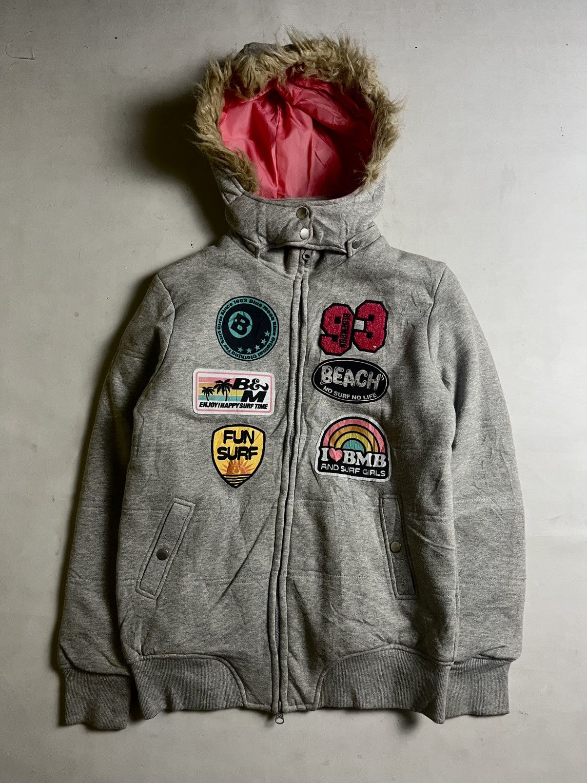 If Six Was Nine 2000’s Blue Moon Blue Patch fur hooded jacket Size US M / EU 48-50 / 2 - 1 Thumbnail