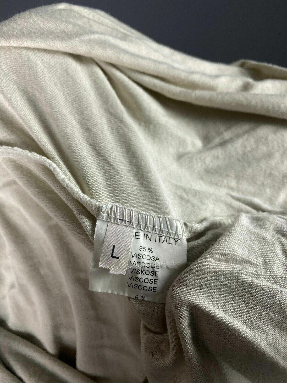 Bottega Veneta Bottega by Elisa Cavaletti Ivory Summer Shirt Blose Size L Size L / US 10 / IT 46 - 8 Thumbnail