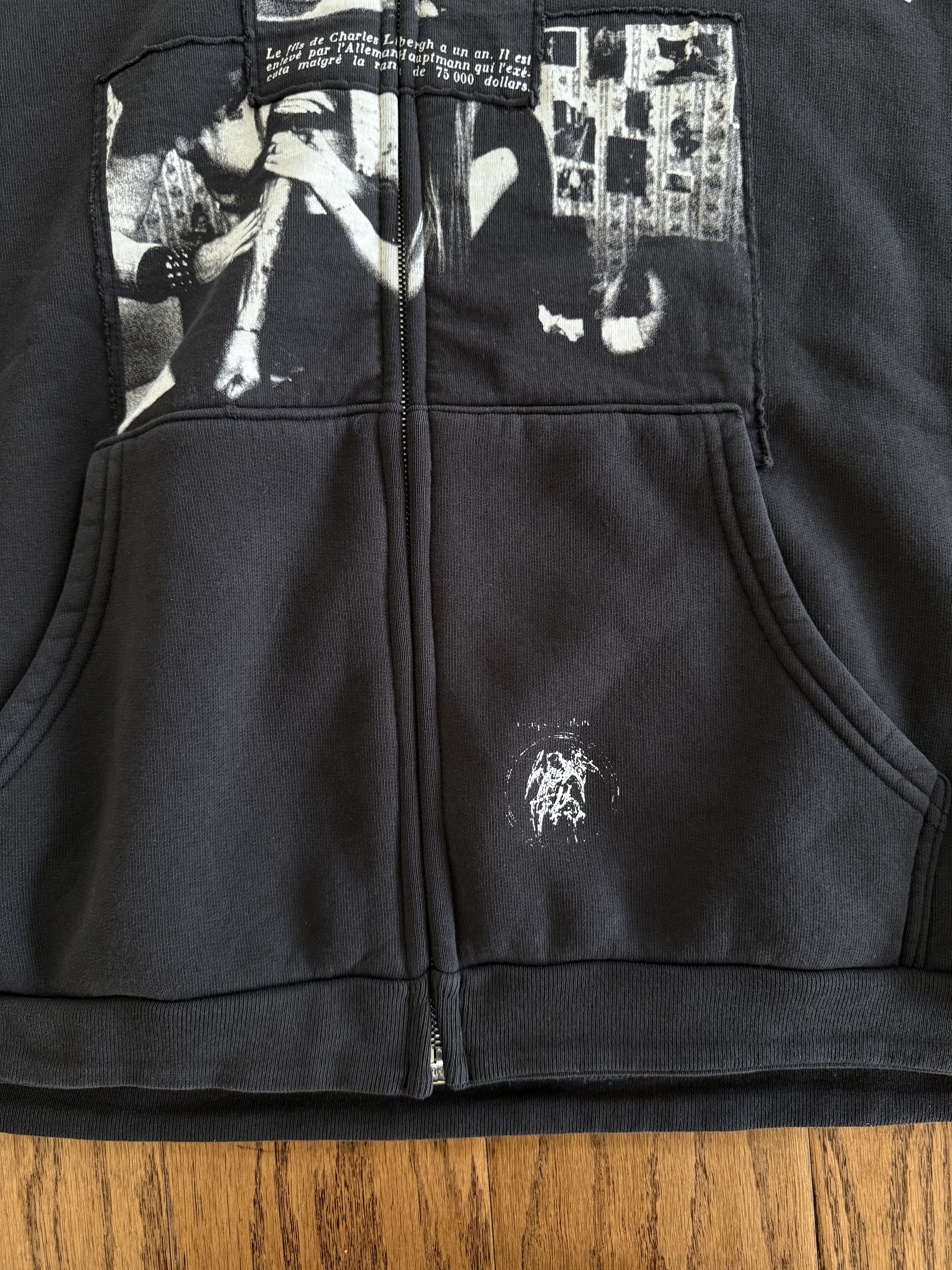 Enfants Riches Deprimes × Maxfield Los Angeles ERD x Maxfield Assemblage 4.5 Year War Zip Up Hoodie Size US XL / EU 56 / 4 - 5 Thumbnail