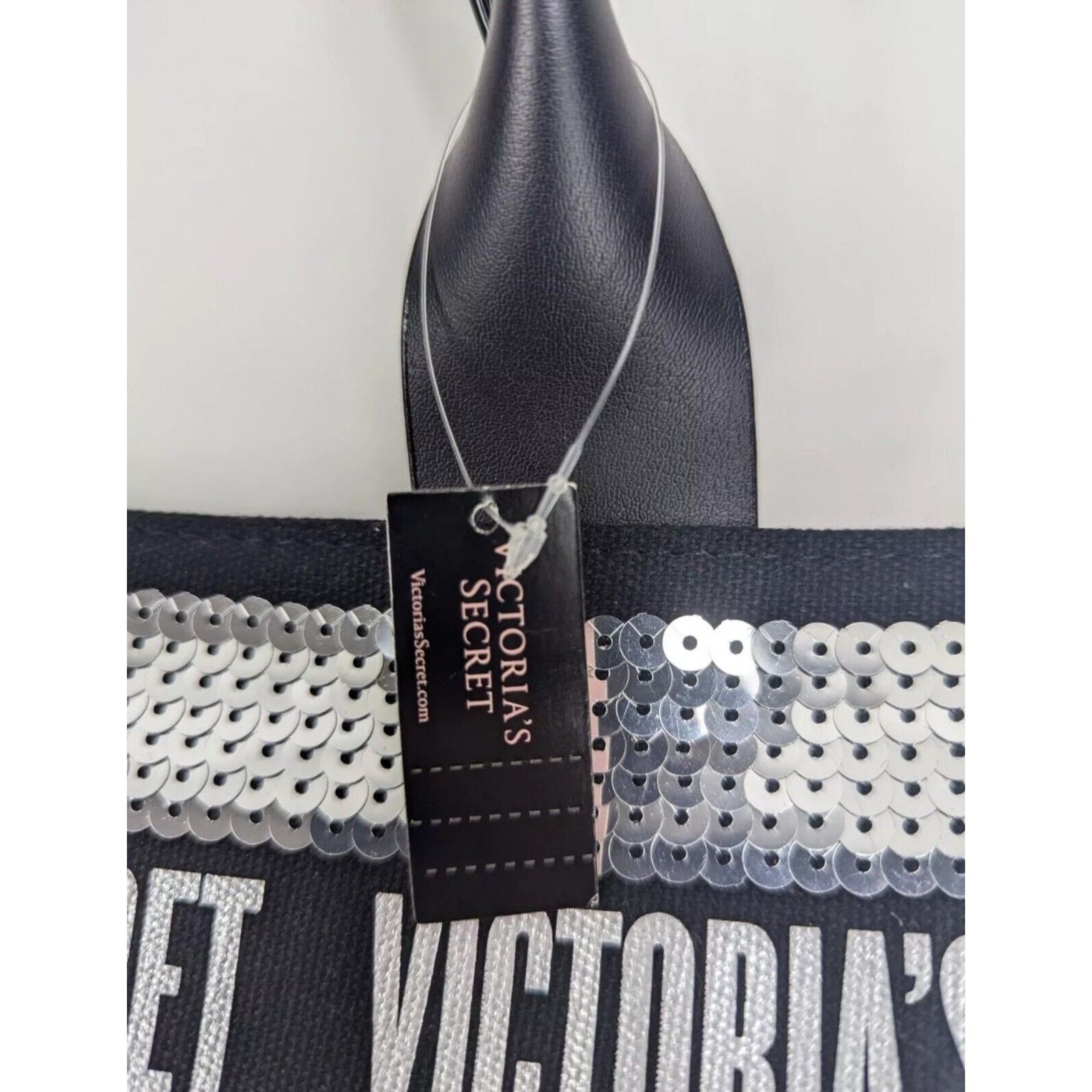 Victoria's Secret Victoria’s Secret Sequin Bling Large Tote Weekender Bag Size ONE SIZE - 9 Thumbnail