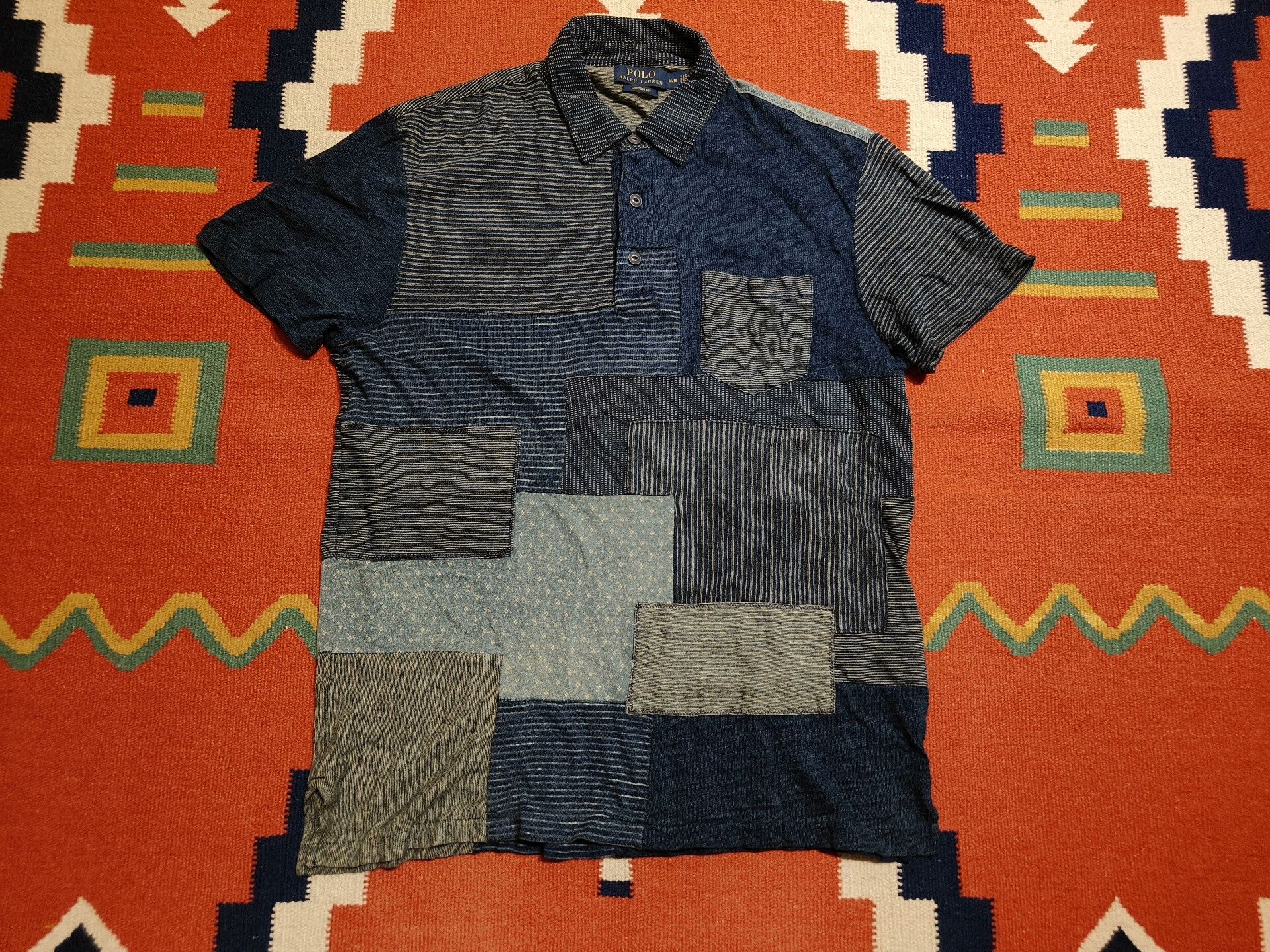 Polo Ralph Lauren Polo Ralph Lauren Patchwork T-Shirt Size US M / EU 48-50 / 2 - 1 Thumbnail