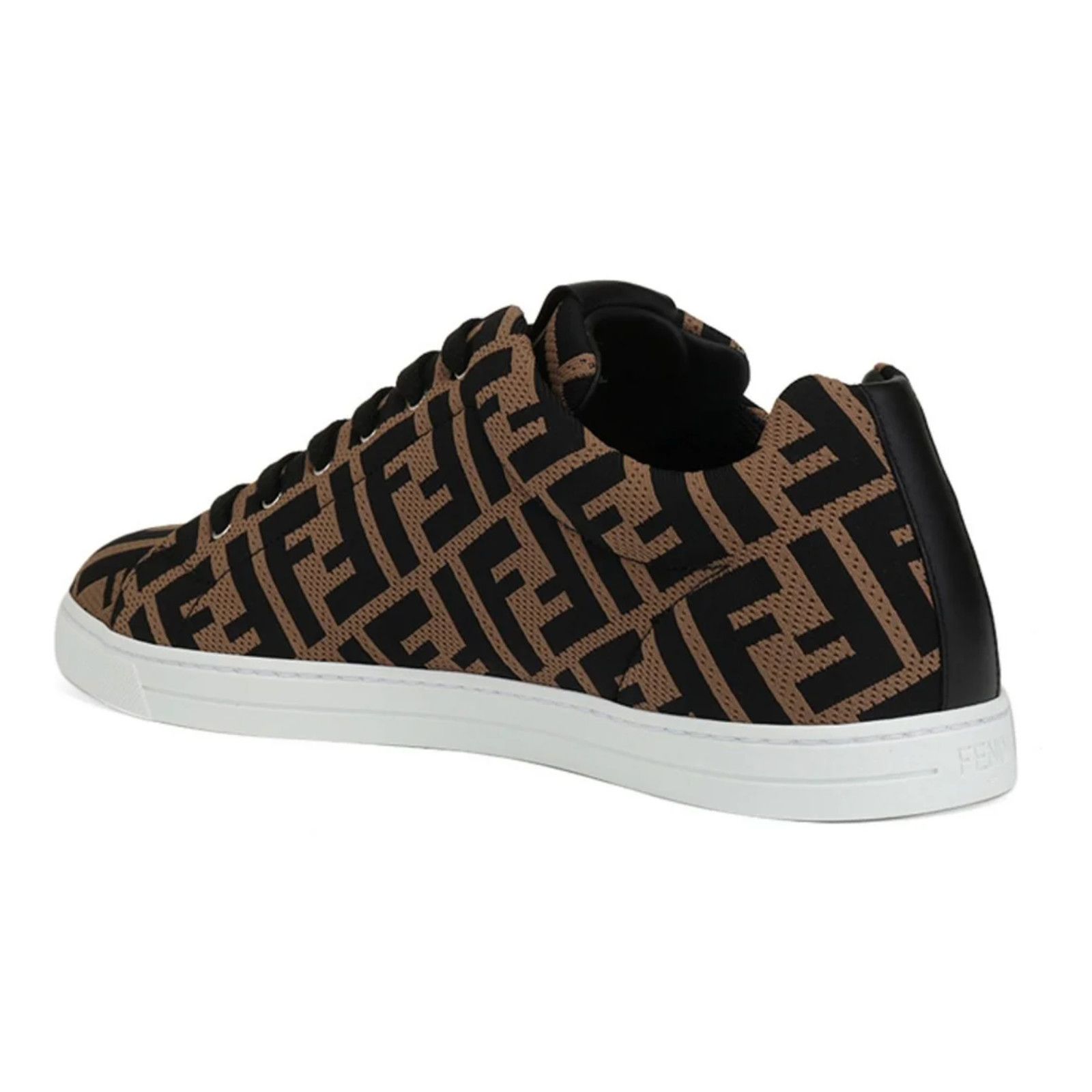 Fendi Fendi Forever Allover Logo Monogram Tabacco Brown Black Size US 13 / EU 46 - 10 Thumbnail