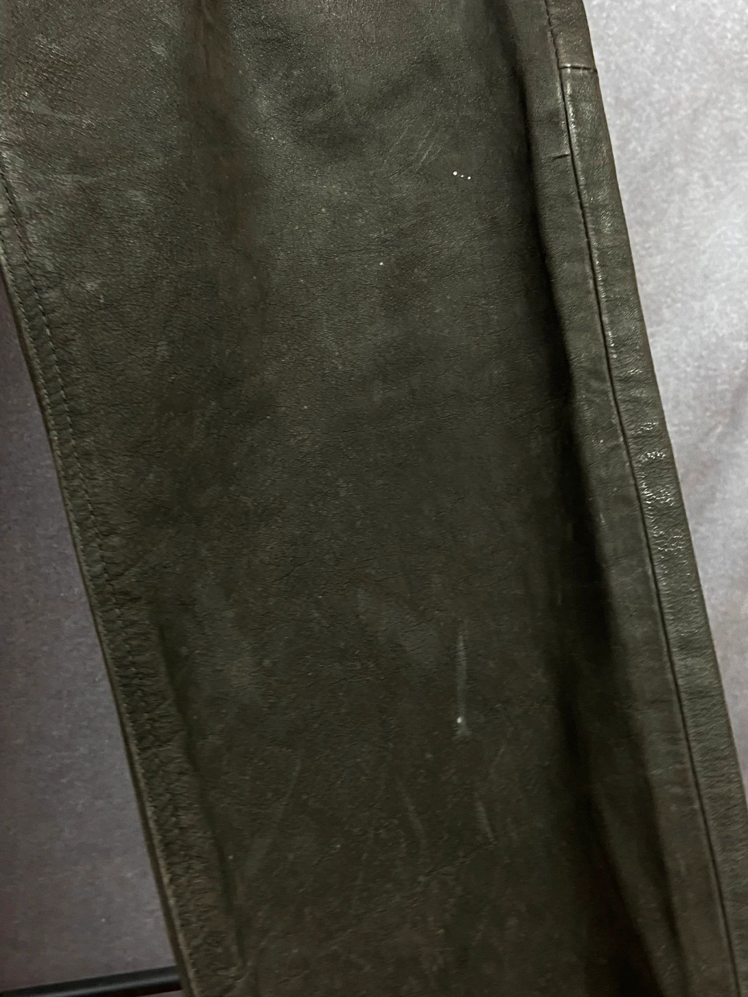 Vintage Maddox Brown Waxed Workwear Pants M Utility Fit Size US 36 / EU 52 - 3 Thumbnail