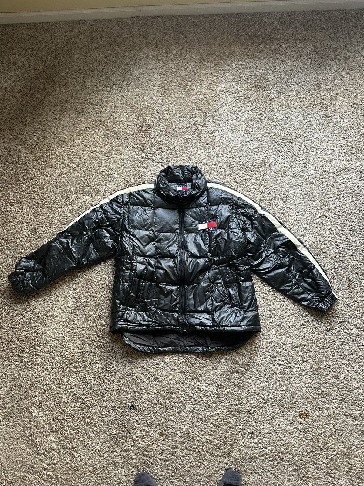 Tommy Hilfiger × Vintage Vintage Tommy Hilfiger puffer jacket Size US XL / EU 56 / 4 - 2 Thumbnail