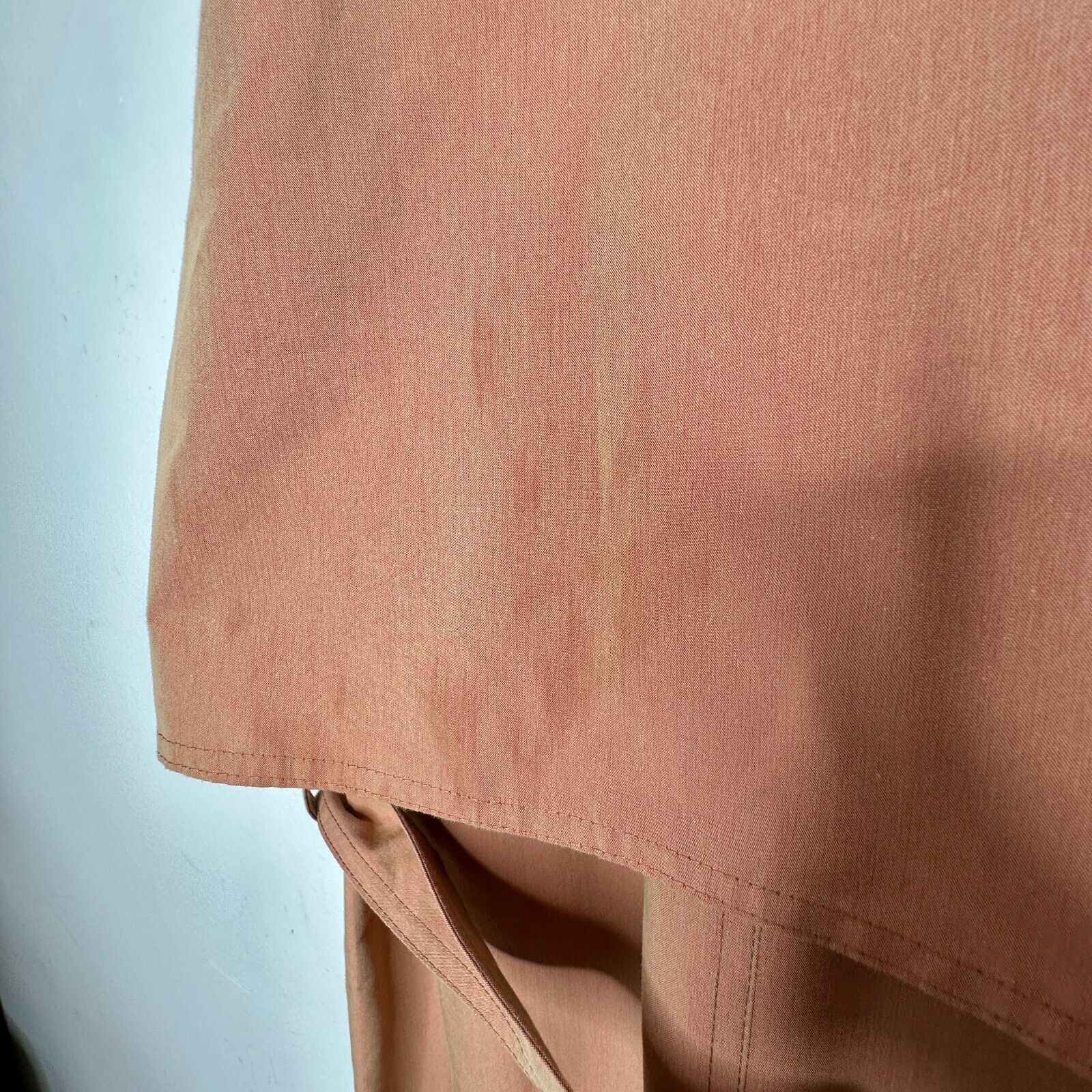 AERON Aeron Delray Peach Iridescent Sleeveless Button Trench Coat Size XS / US 0-2 / IT 36-38 - 6 Thumbnail