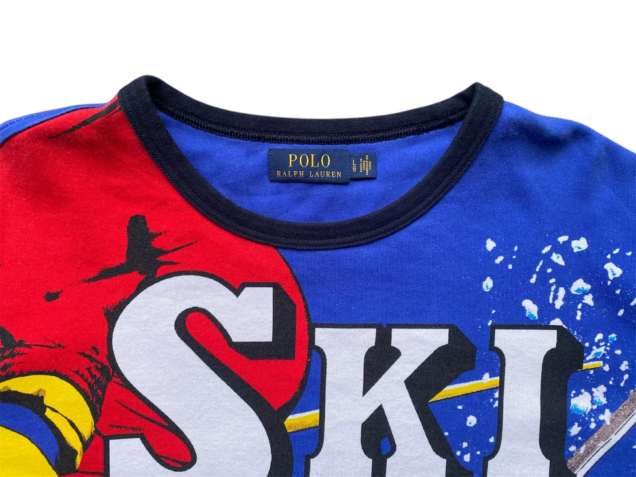 Polo Ralph Lauren Polo Ralph Lauren 1992 Ski Graphic Blend Sweatshirt Size US L / EU 52-54 / 3 - 5 Thumbnail