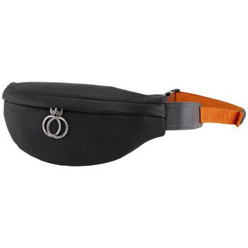 Off-White o1gr1nt0125 Size: OS / Fasten Nappa Fanny Pack in Black Size ONE SIZE - 1 Preview