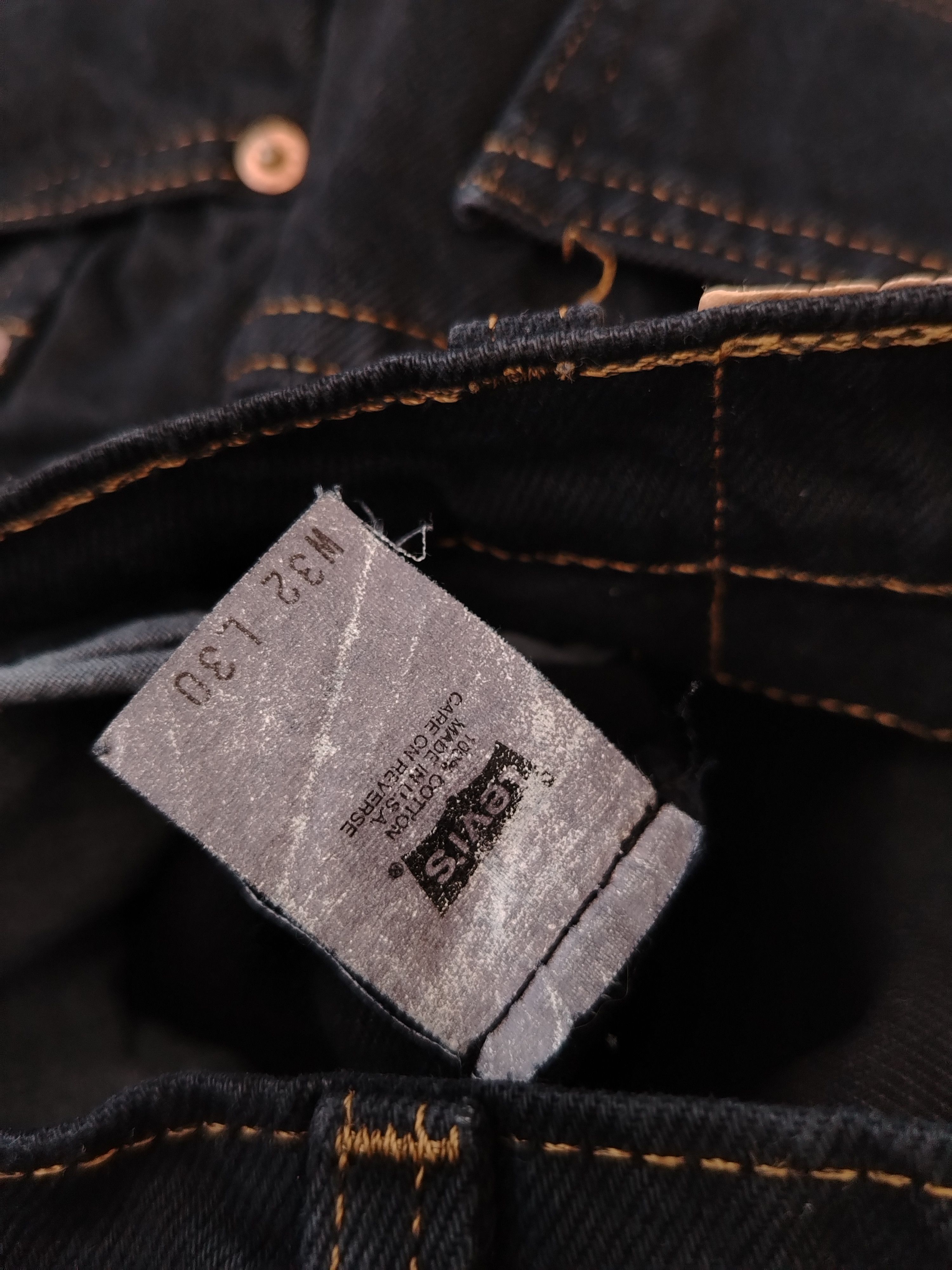 Levi's Levis 517 Jeans Bootcut Super Black USA Size US 31 - 13 Thumbnail