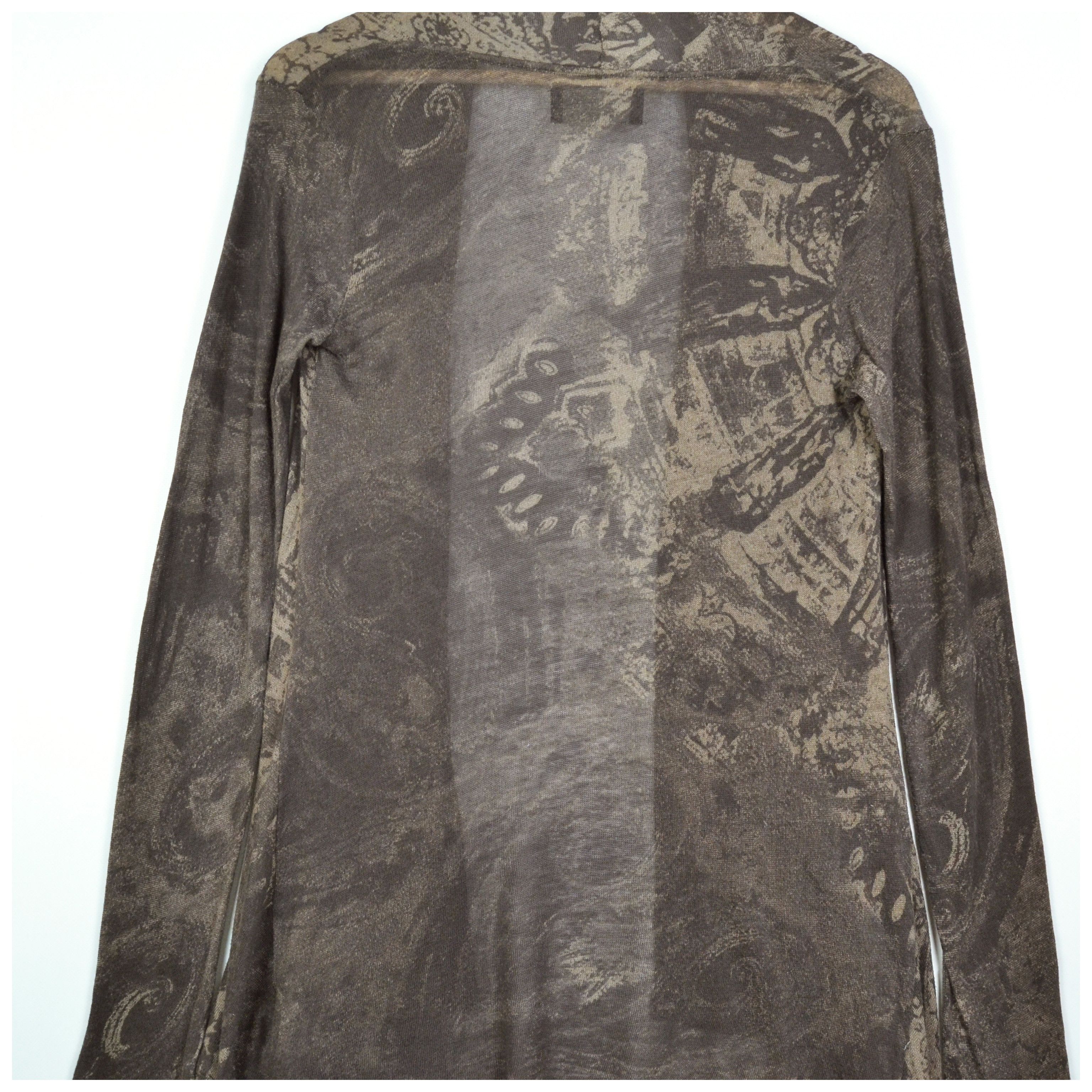 Allsaints AllSaints Open Cardigan Womens Brown Lightweight Knitted US4 Size S / US 4 / IT 40 - 20 Thumbnail
