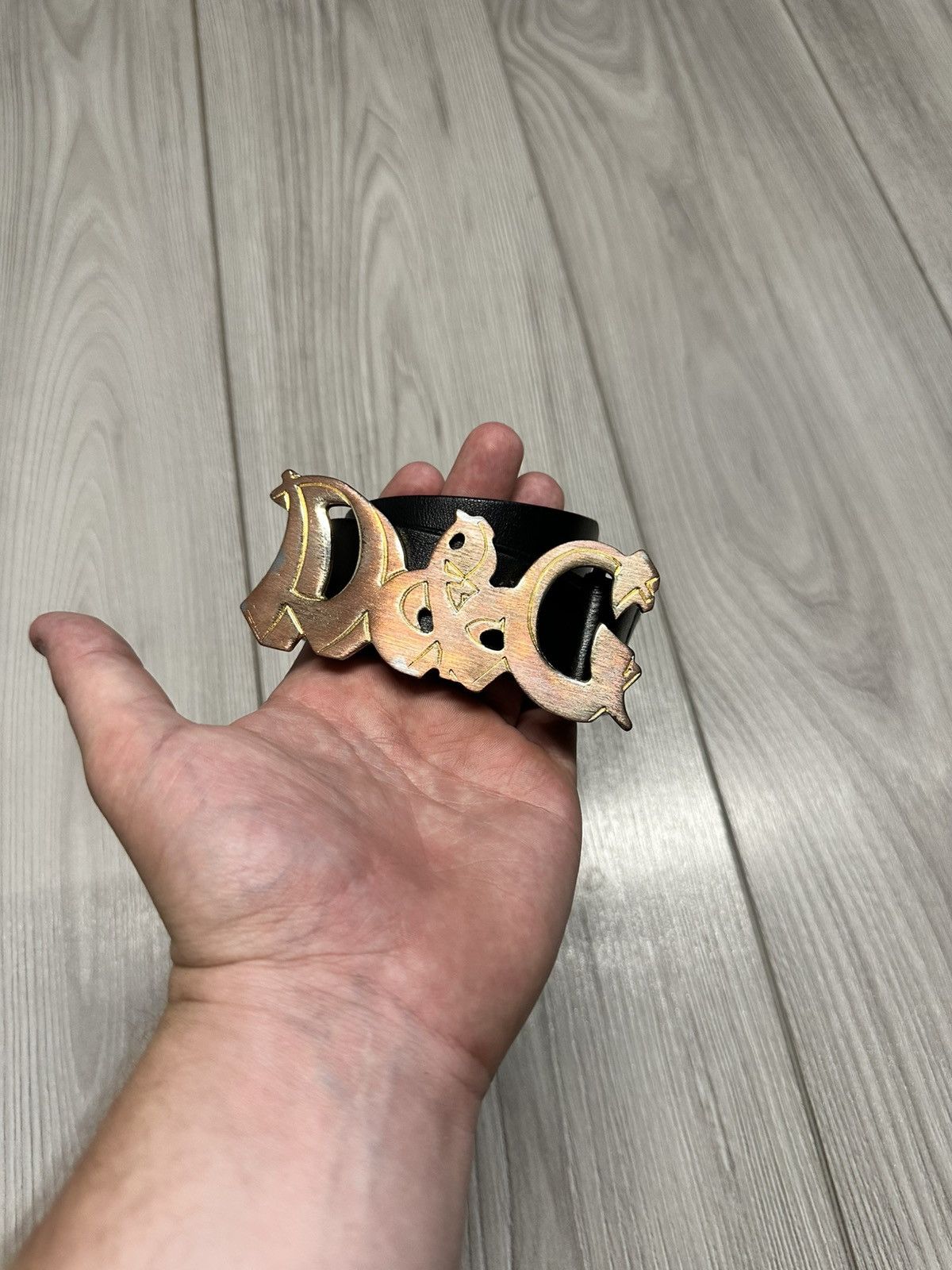 Dolce & Gabbana Vintage Dolce & Gabanna archive avant garde drip drill belt Size ONE SIZE - 2 Thumbnail