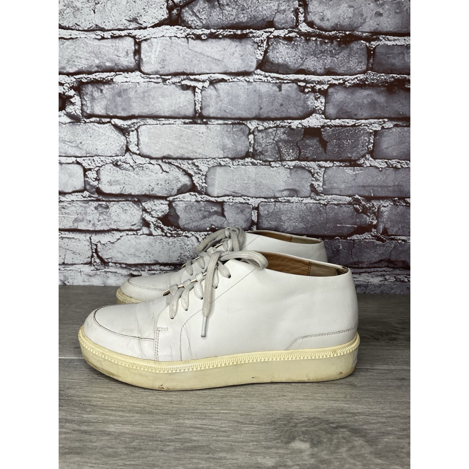 Adolfo Dominguez Adolfo Dominguez White Leather Casual Lace Up Sneakers Women Size US 8.5 / IT 38.5 - 17 Thumbnail