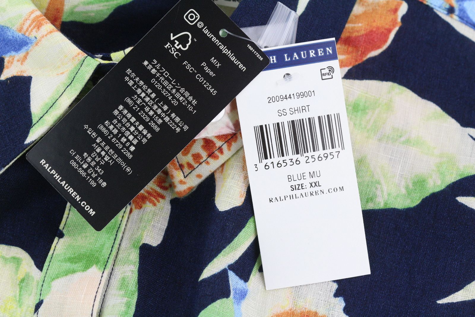 Lauren Ralph Lauren 2XL Linen Floral Buttoned Shirt 84700 Size XXL / US 16-18 / IT 52-54 - 9 Thumbnail