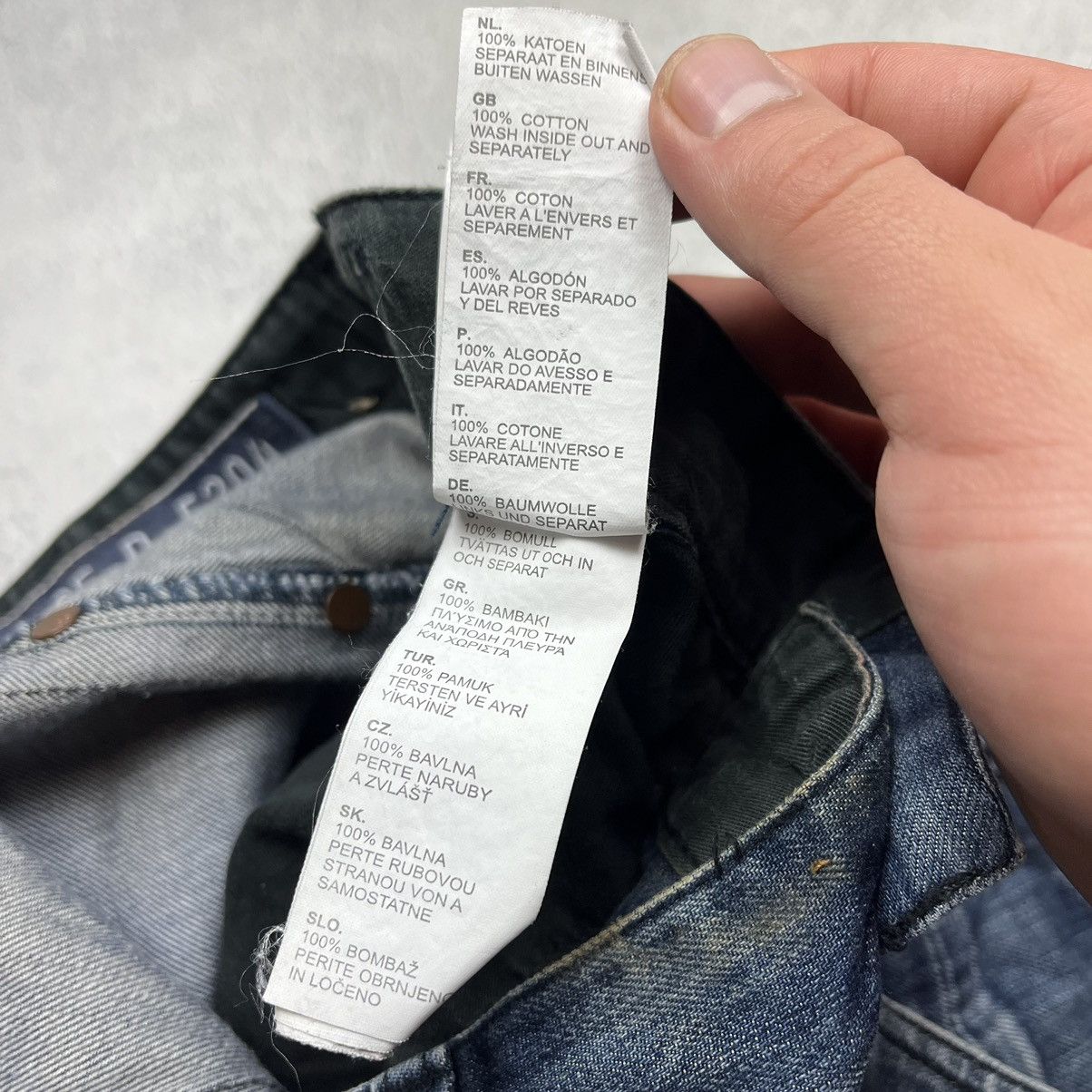 G-Star Dirty G Star Raw Distressed faded MULTI POCKET BAGGY PANTS Size US 33 - 16 Thumbnail