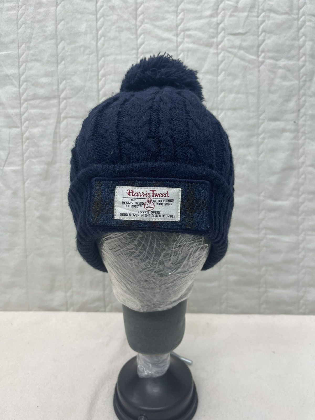 Harris Tweed HARRIS TWEED BOBBLE BEANIE Size ONE SIZE - 1 Thumbnail