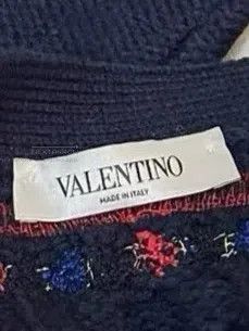 Valentino Valentino Blue knitted cardigan Size S / US 4 / IT 40 - 5 Thumbnail