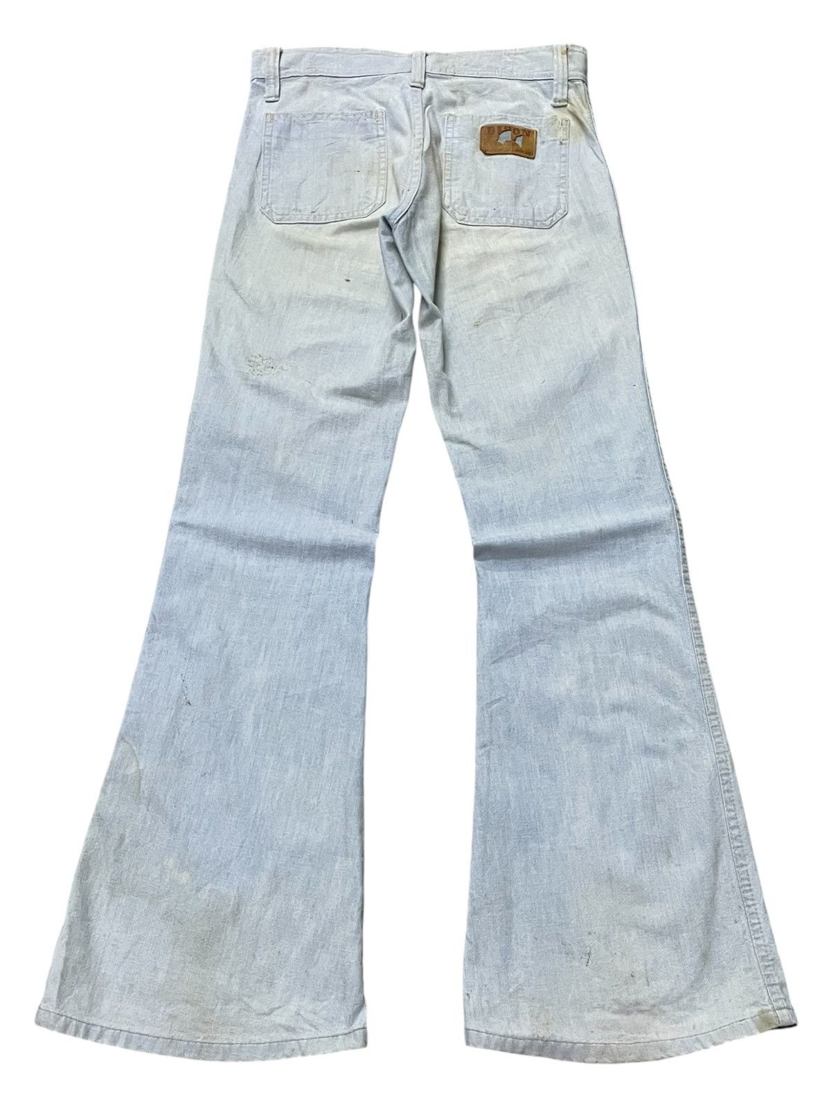 Hysteric Glamour × Japanese Brand Vintage 60s Bison Bell Bottom Denim Pants Size US 28 / EU 44 - 2 Thumbnail