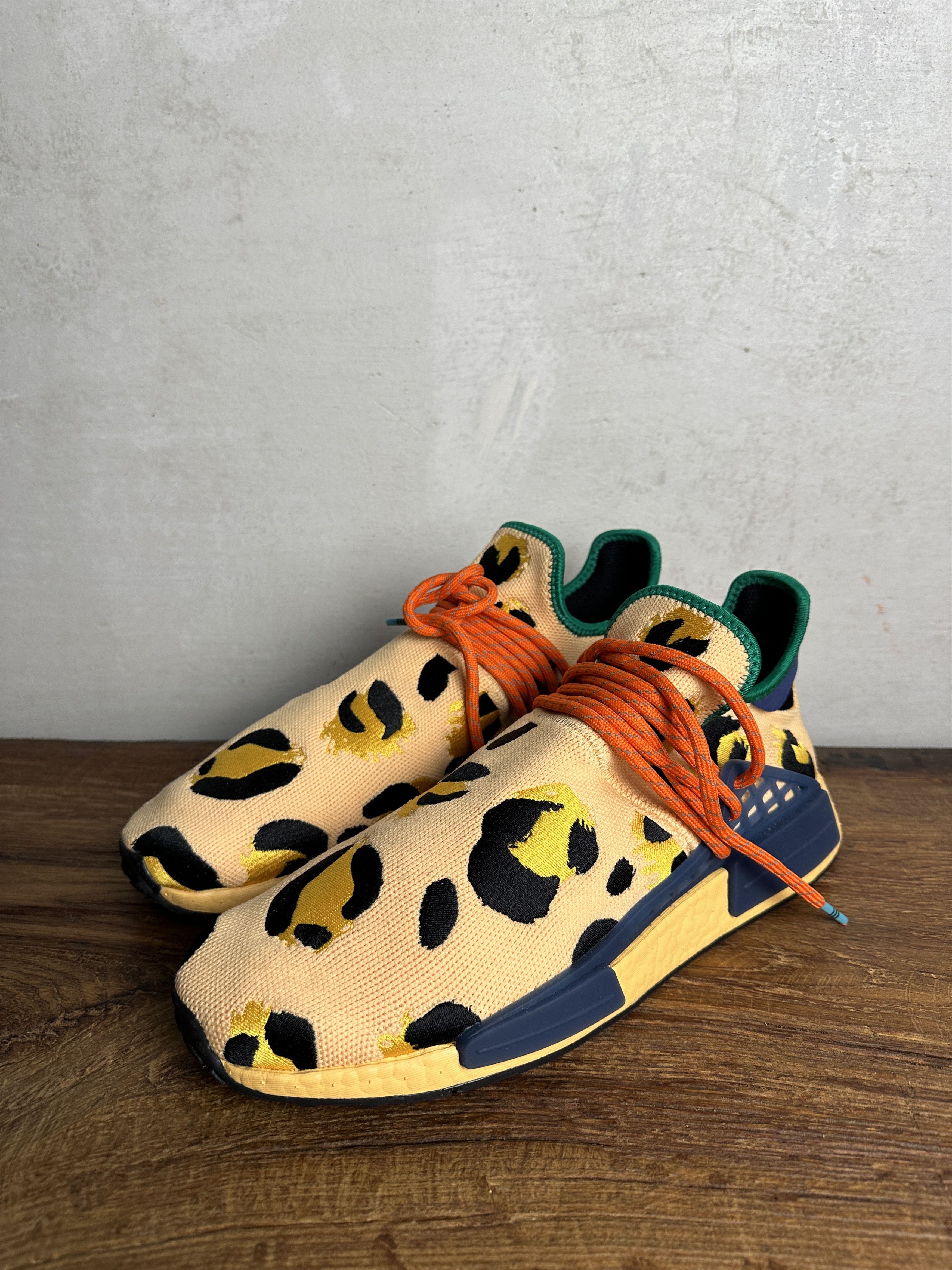 Adidas Adidas x Pharrell HU NMD Animal Print Sneakers Size US 11 / EU 44 - 2 Thumbnail