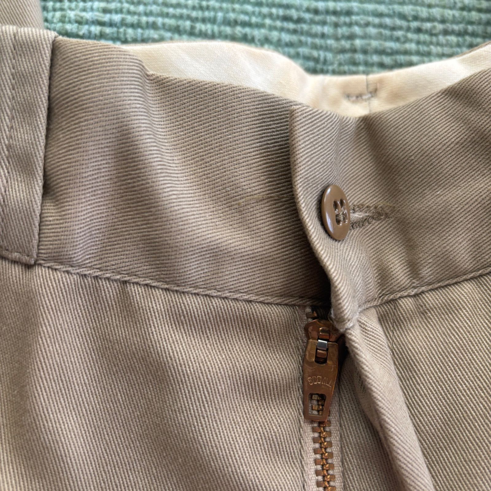 Big Mac × Vintage True vintage 1970's Big Mac JCPenney pleated khaki trousers Size US 32 / EU 48 - 4 Thumbnail
