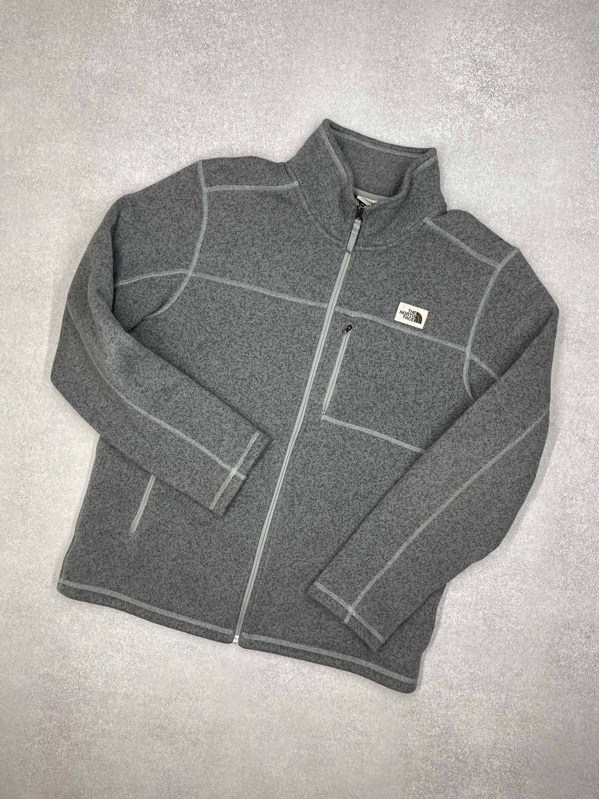 Mens The North Face Fleece Jacket Grey Outdoor Gorpcore Y2K