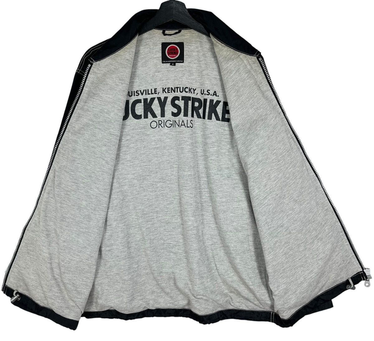 Vintage Vintage Lucky Strike Zipper Light Jacket Size US M / EU 48-50 / 2 - 7 Thumbnail
