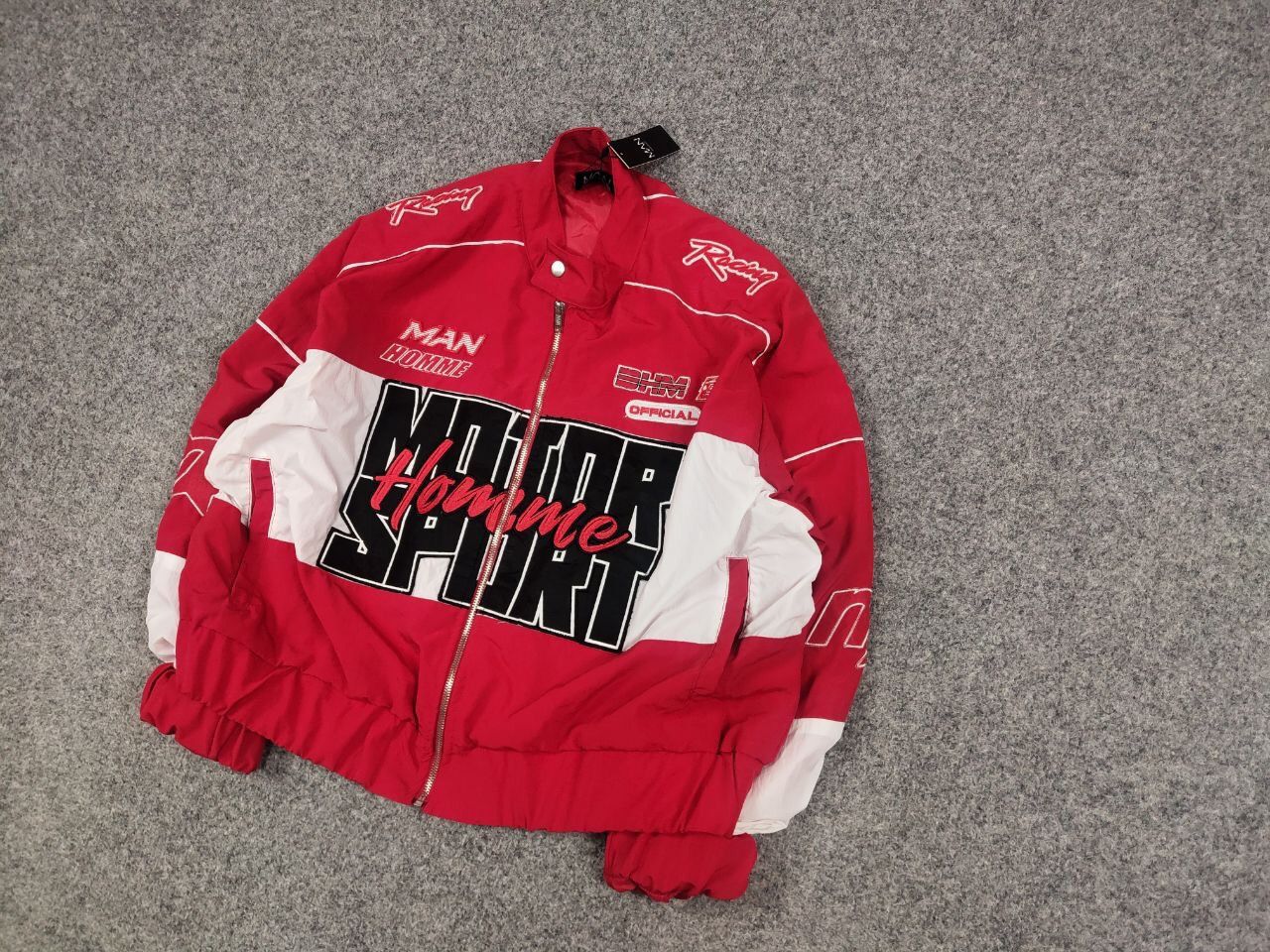 Japanese Brand Boxy Washed Nylon moto Sport Racing Short Jacket Vintage Size US S / EU 44-46 / 1 - 5 Thumbnail
