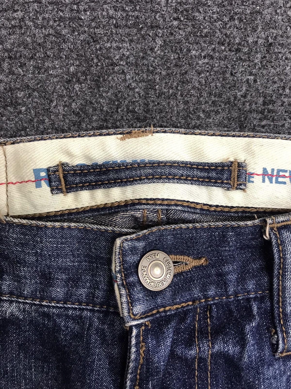 Japanese Brand Very Rare Archival 20th Anniversary PPFM Prisoner Jeans Size US 30 / EU 46 - 5 Thumbnail