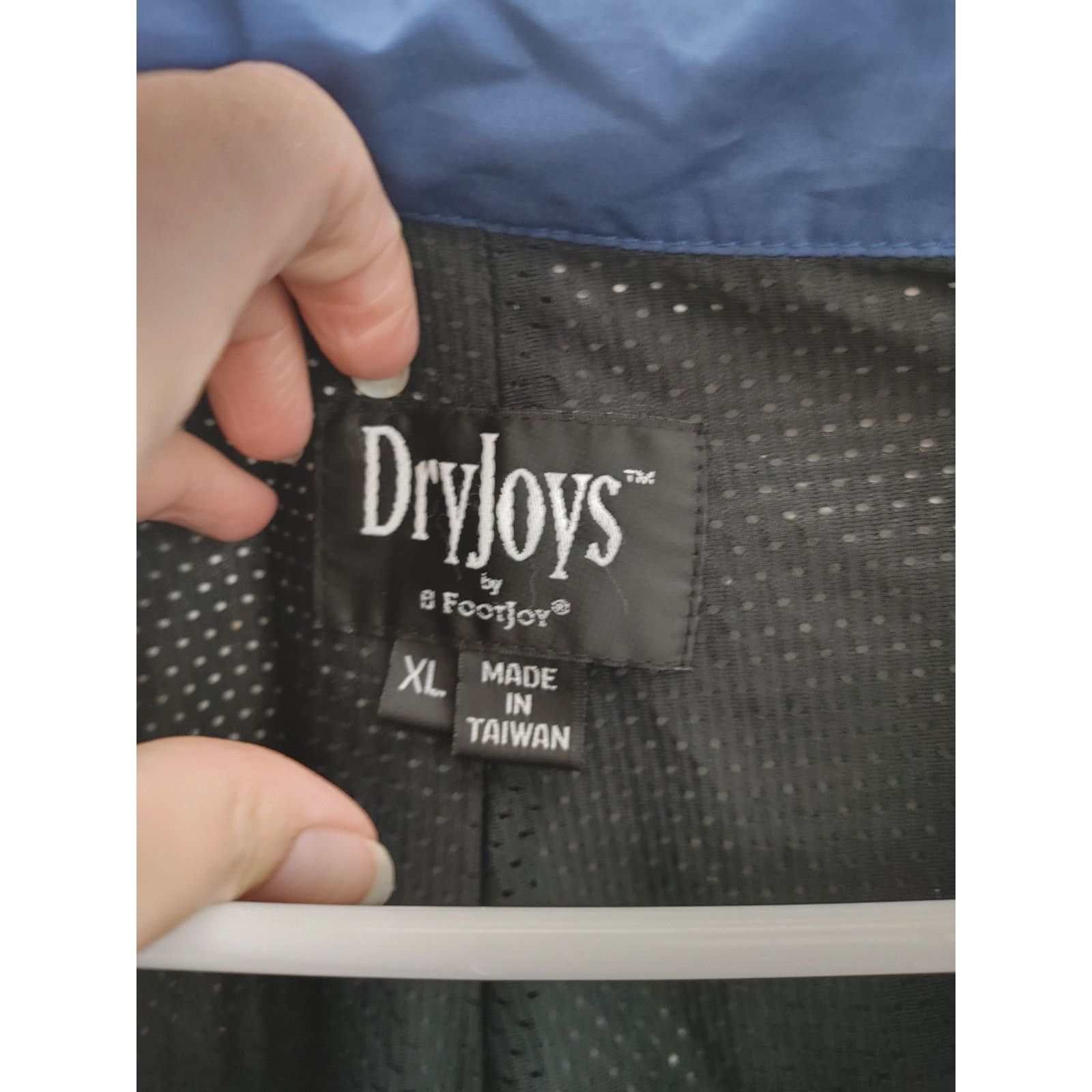 Footjoy DryJoys by Footjoy Men's Wind Jacket Golf Black Blue XL Size US XL / EU 56 / 4 - 2 Thumbnail