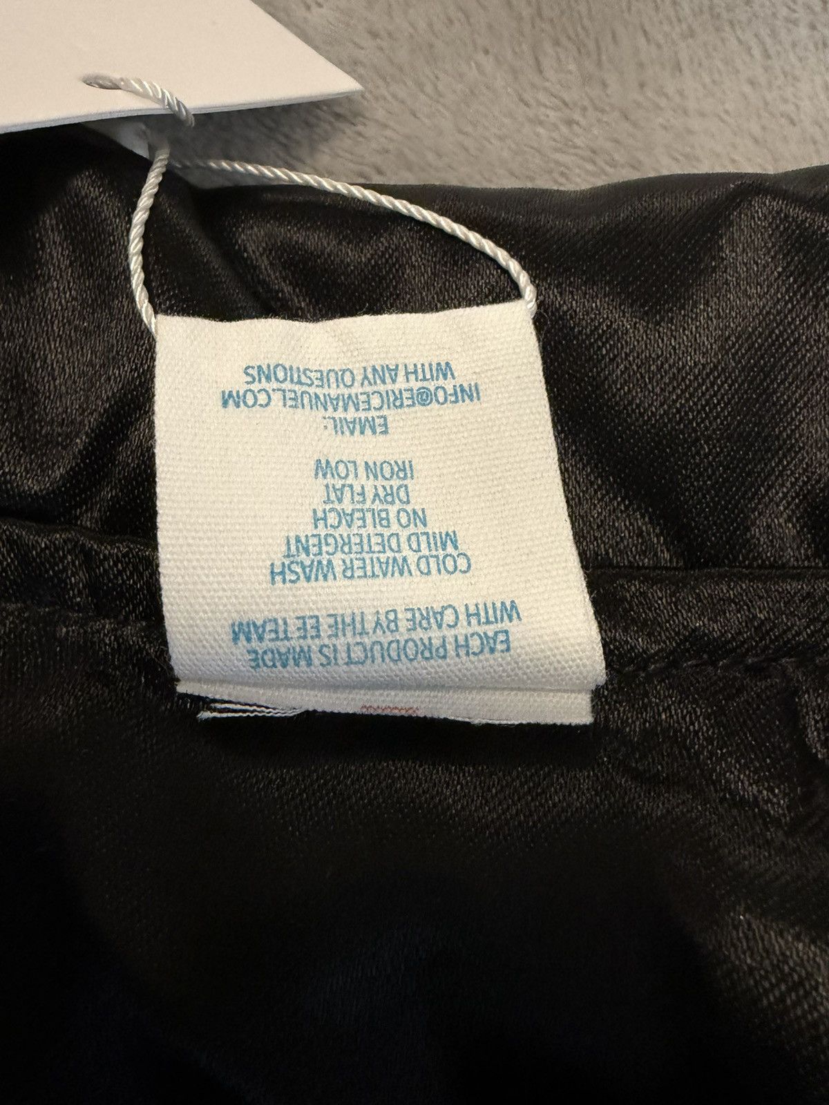 Eric Emanuel Eric Emanuel EE Logo Satin Coach Jacket Black XL Size US XL / EU 56 / 4 - 7 Thumbnail