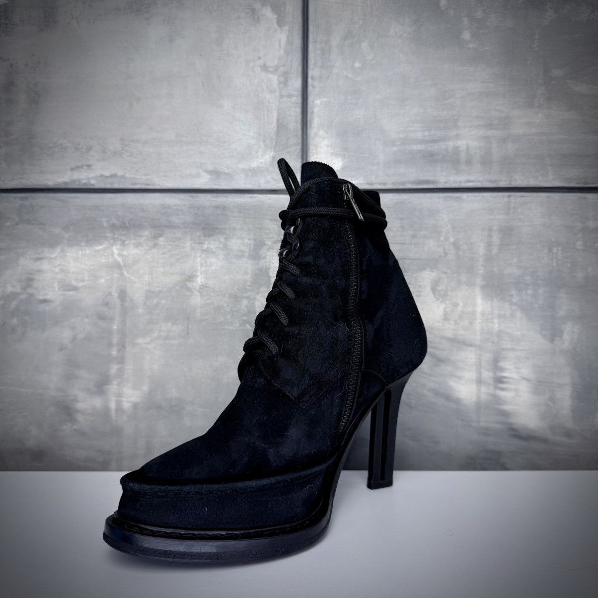 Ann Demeulemeester Suede double heels 39 Size US 9 / IT 39 - 4 Thumbnail