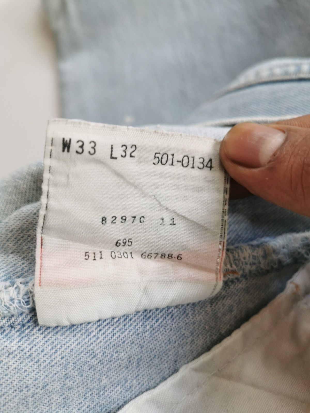Levi's 90s Vintage Levis 501 Jeans Size US 32 / EU 48 - 7 Thumbnail