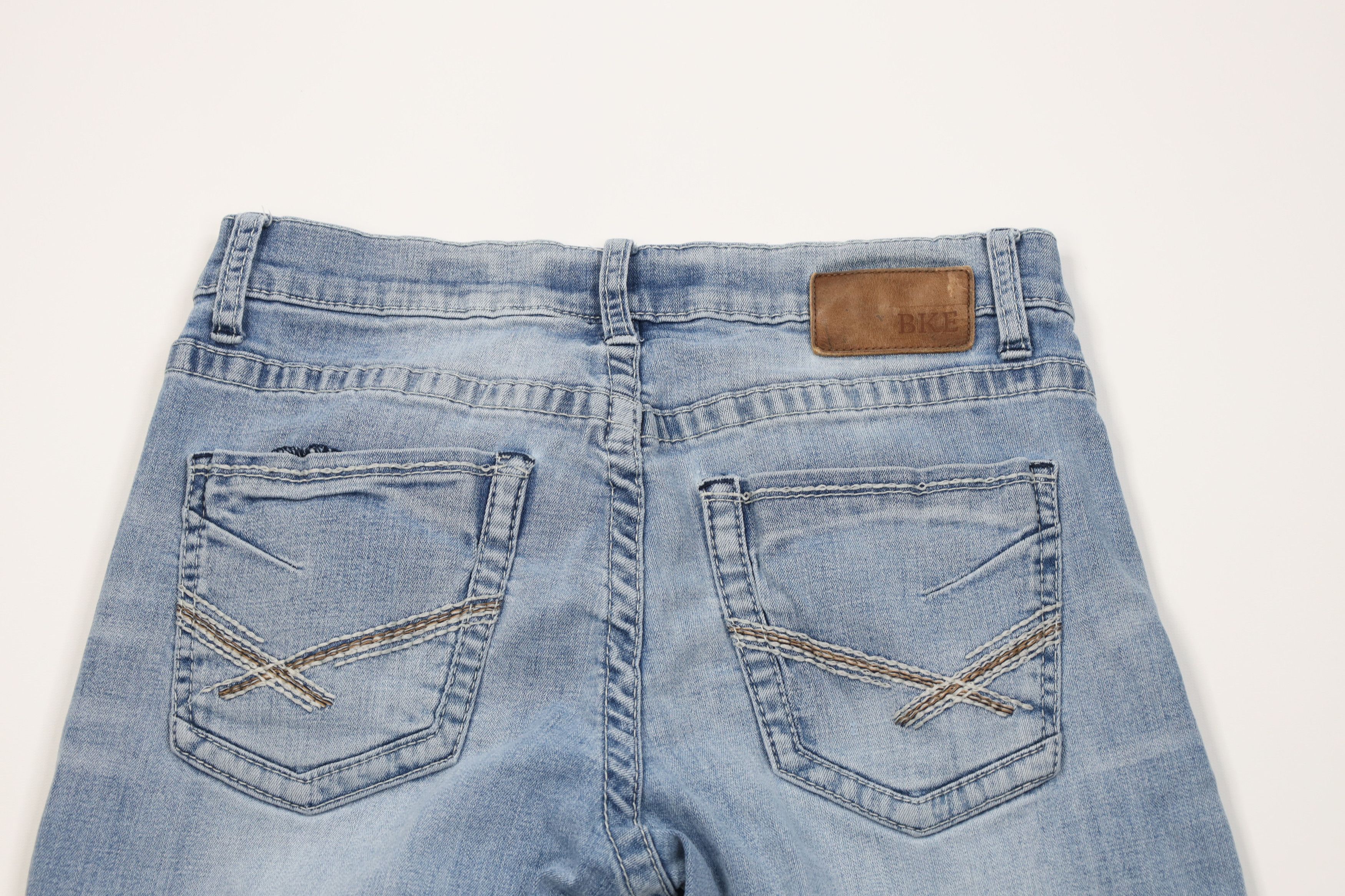 Vintage Buckle BKE Thick Stitch Jake Bootleg Denim Jeans Stretch Size US 32 / EU 48 - 12 Thumbnail
