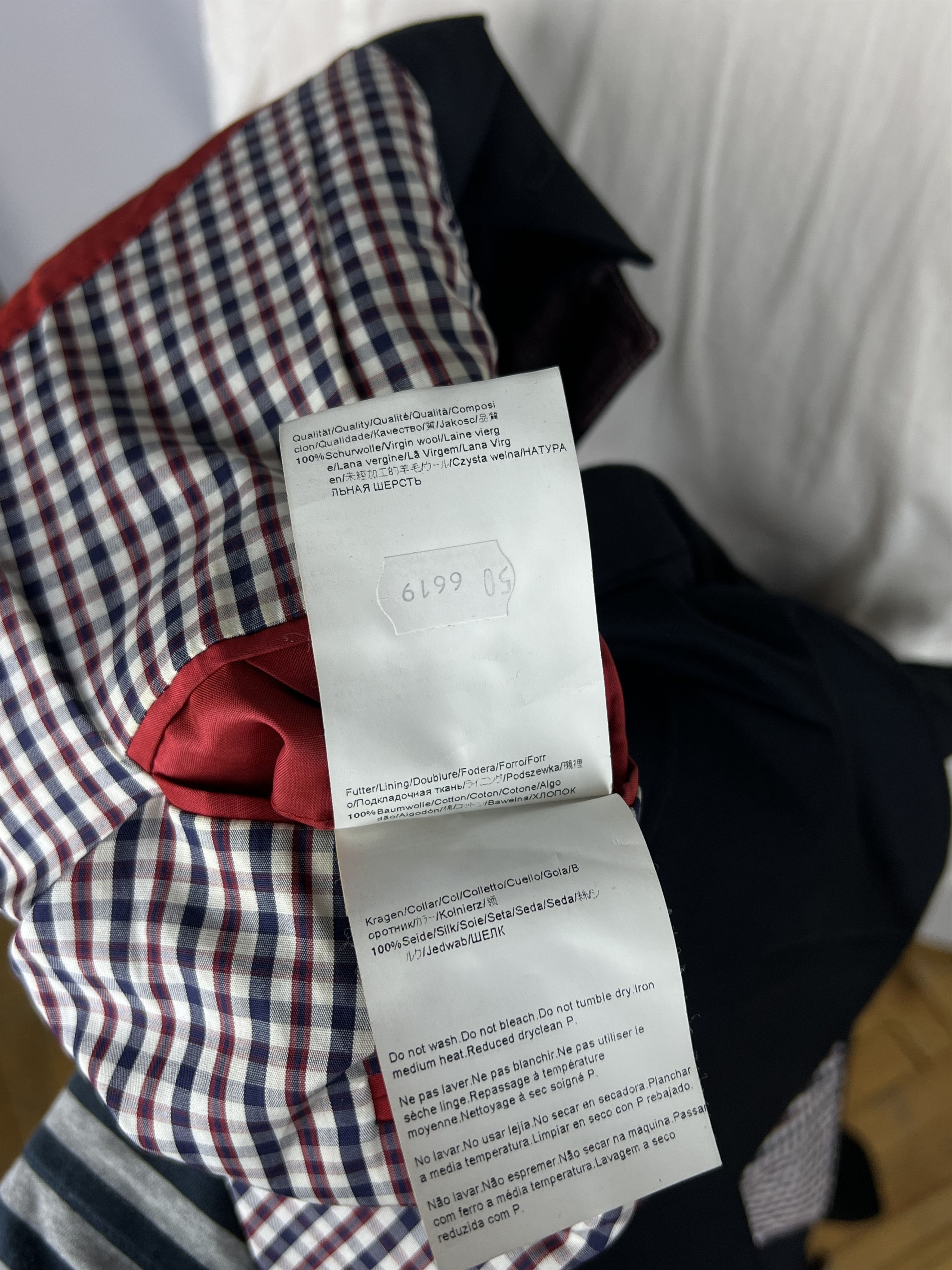 Hugo Boss Solid Wool Modern Classic-Fit Sport Coat Size 40R - 11 Thumbnail