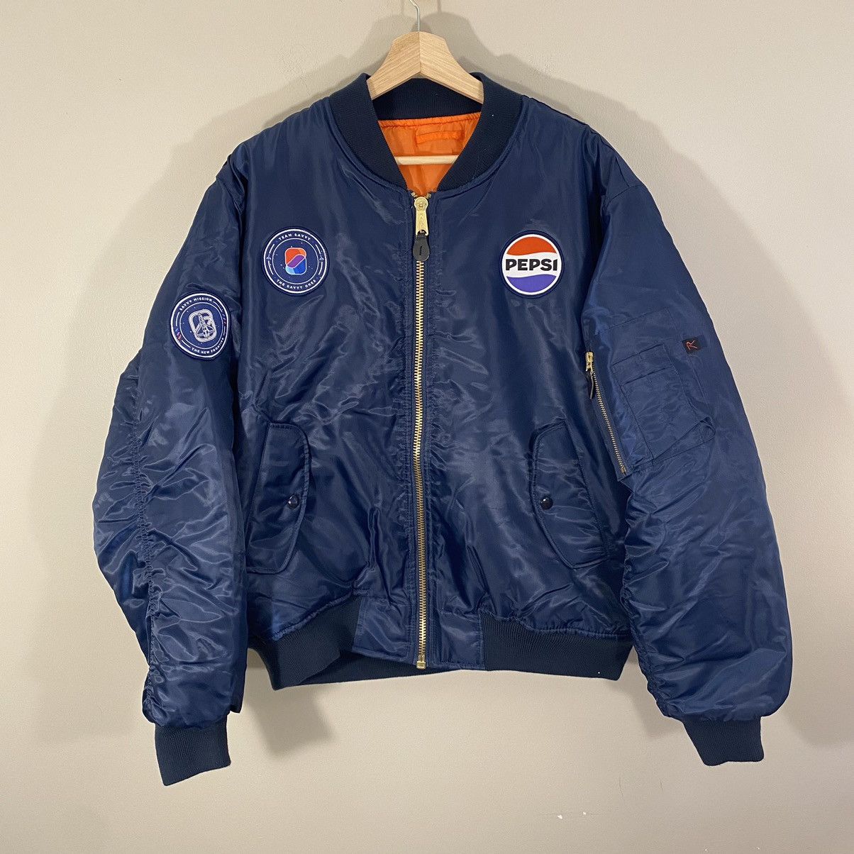 Vintage Vintage MA1 Flight Bomber Jacket XL Size US XL / EU 56 / 4 - 1 Thumbnail