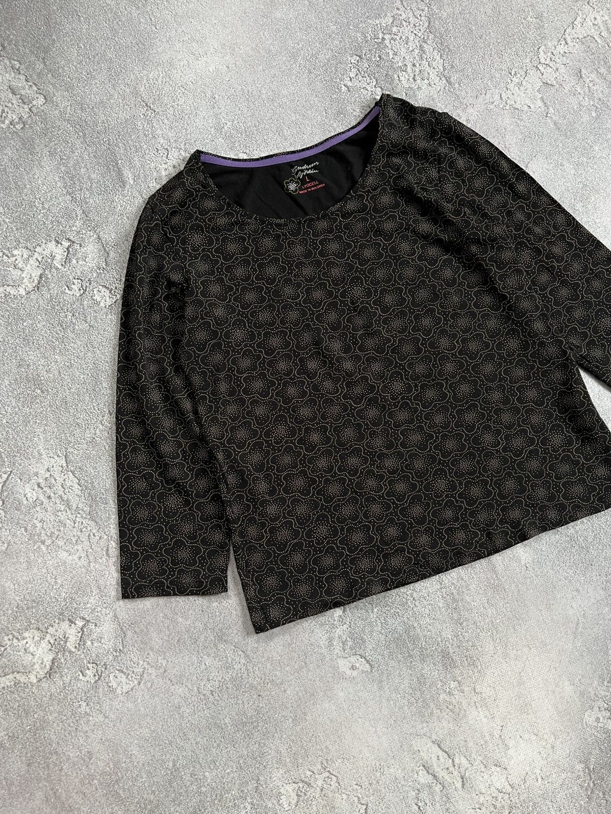 Gudrun Sjoden Gudrun Sjoden Print Blouse Long Sleeve Top Size L Sjöden Size L / US 10 / IT 46 - 3 Thumbnail
