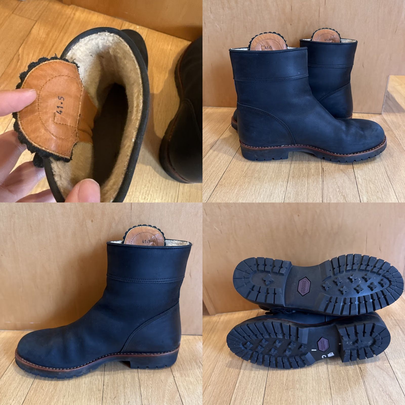 Vintage Penelope Chilvers Boots Womens Size 41.5 Black Suede Leather Tassel Zipper Casual Fall Winter 41.5 Mens? Size US 12 / IT 42 - 8 Thumbnail