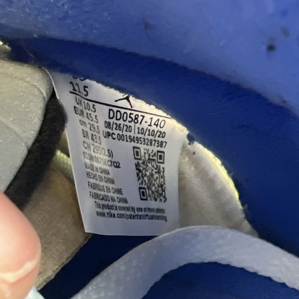 Jordan Brand Air Jordan 5 stealth Size US 11.5 / EU 44-45 - 9 Thumbnail