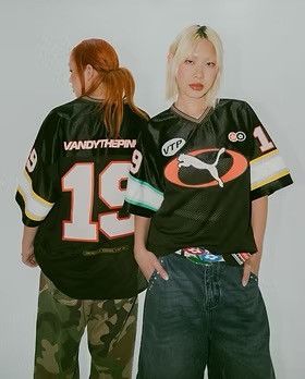 VANDYTHEPINK x PUMA Jersey Size XL Black Short Sleeve