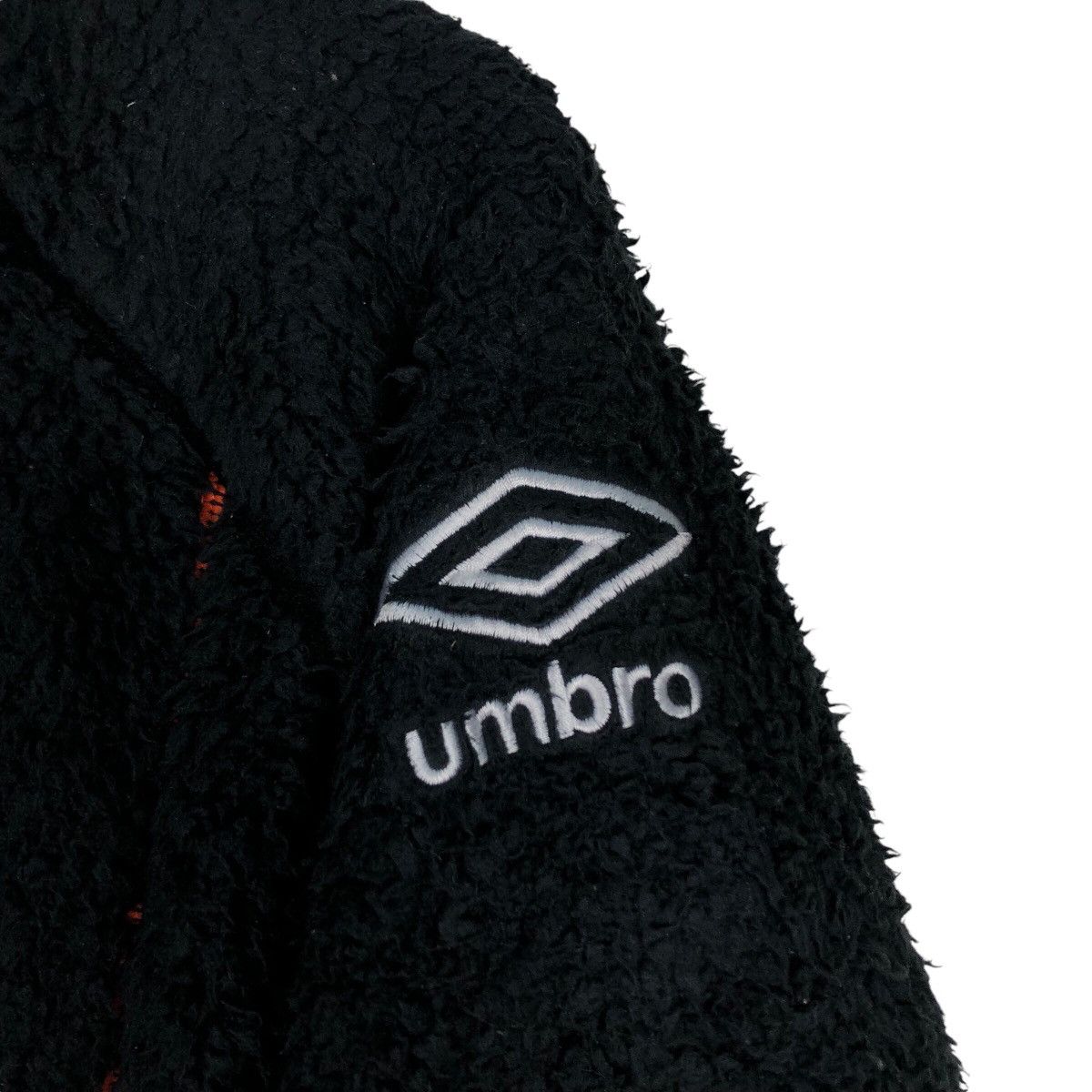 Japanese Brand 📌Bomber Jacket Fleece Sherpa Umbro Multi Colour Design Size US L / EU 52-54 / 3 - 18 Thumbnail