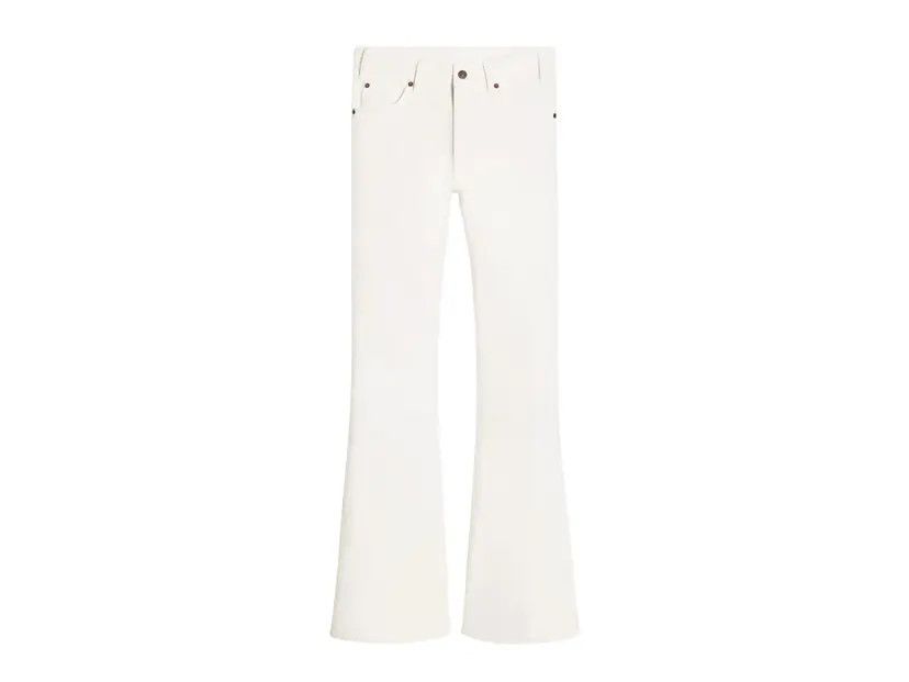 Celine o1bcso1str0526 2N06B360W Marco Jeans in Optic White Wash Size 26" / US 2 / IT 38 - 1 Thumbnail
