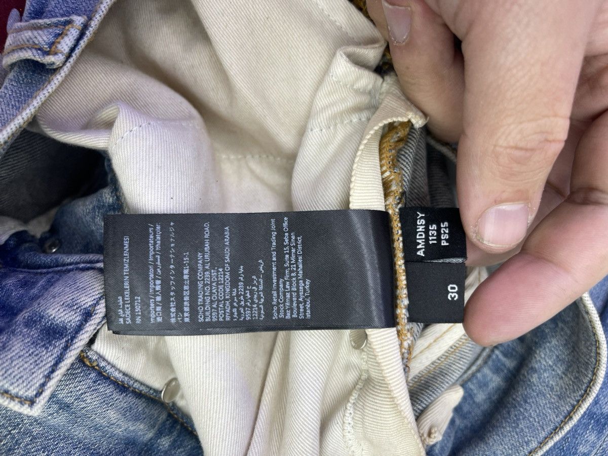 Amiri Amiri Mx1 blue/Green jean Size US 30 / EU 46 - 9 Thumbnail