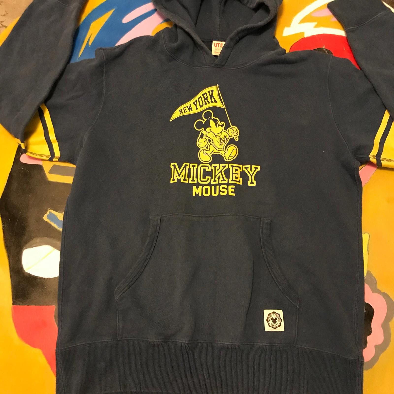 Uniqlo Uniqlo Mickey Mouse New York Hoodie Sweatshirt Size ONE SIZE - 3 Thumbnail