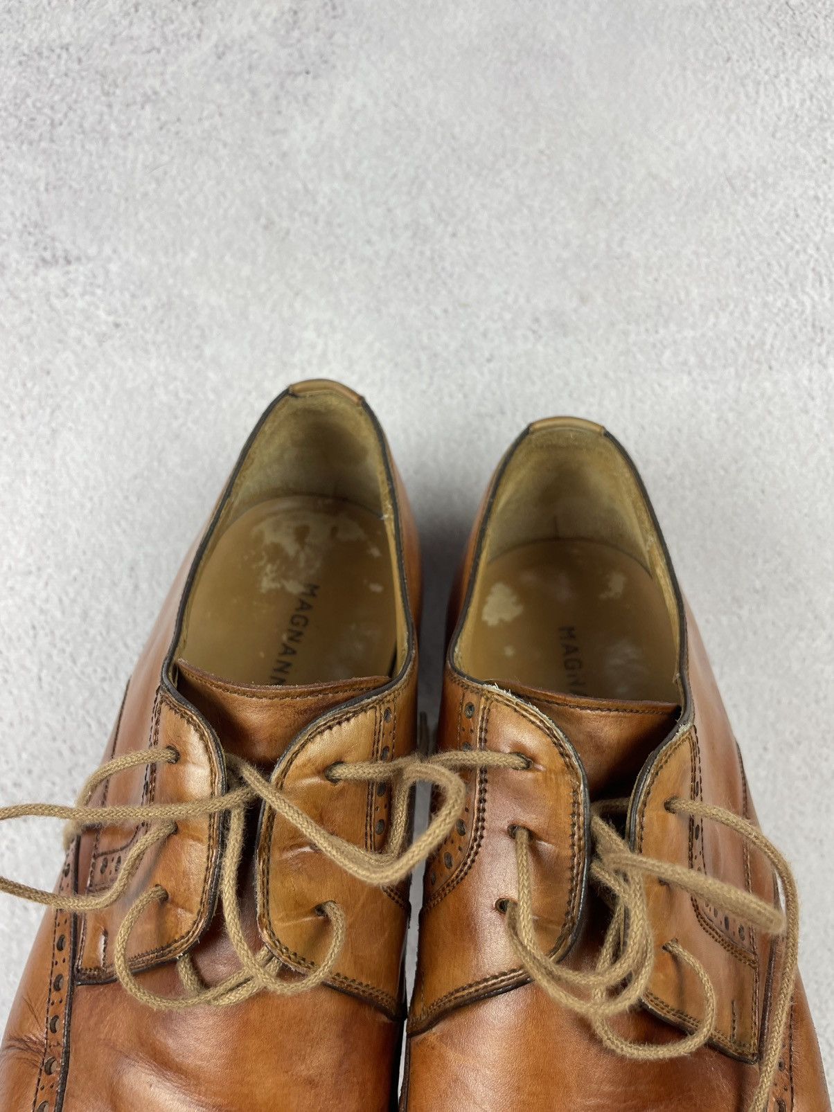 Magnanni Magnanni Brown Leather Oxford Dress Shoes EU 42 US 9M Size US 9 / EU 42 - 14 Thumbnail