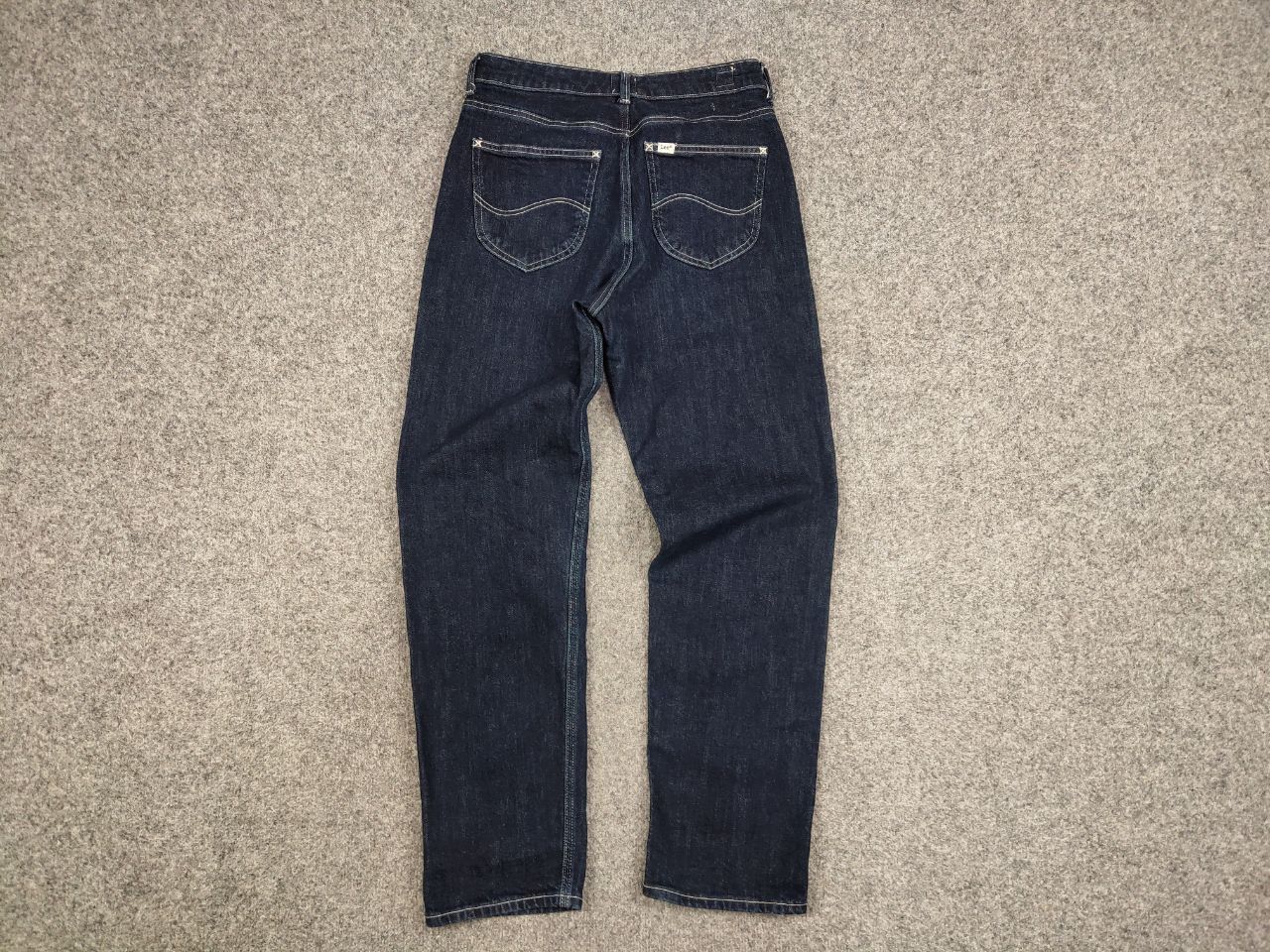 Lee Lee carol button fly Straight Stone Selvedge Denim Jeans Size US 29 - 3 Thumbnail