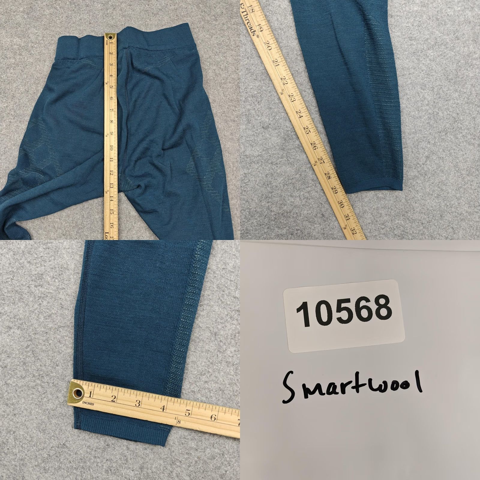 Smartwool Smartwool Leggings Womens Medium Blue Intraknit 200 Thermal Ankle Base Layer Size 32" / US 10 / IT 46 - 8 Thumbnail