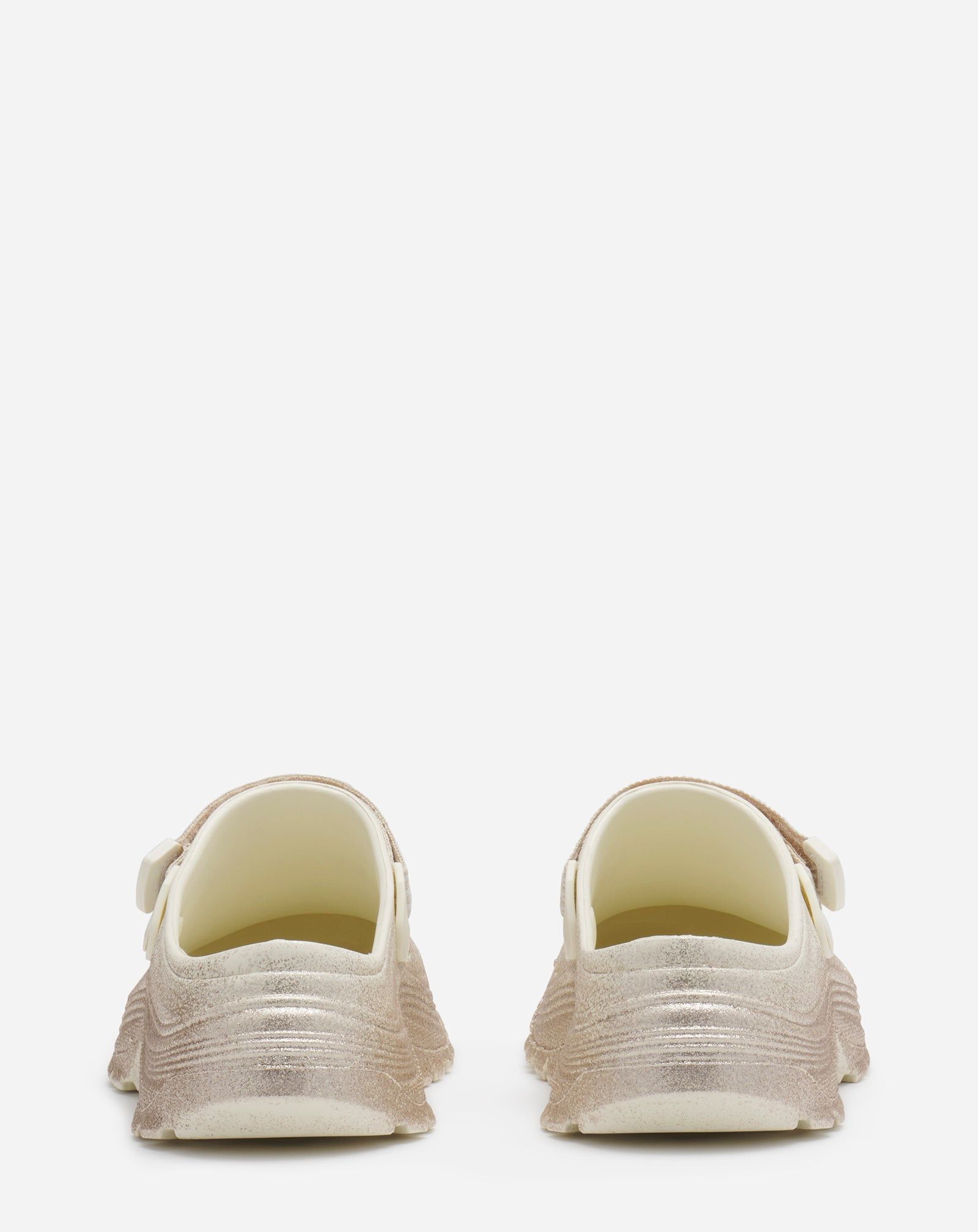 Lanvin o1w1db10125 Glittery Rubber Clogs in Cream/Black Size US 12 / EU 45 - 6 Thumbnail